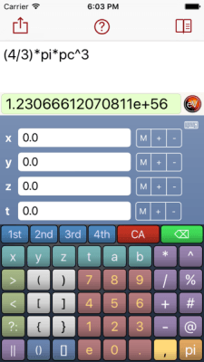 eVx calculator