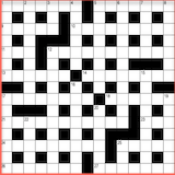 British crossword grid